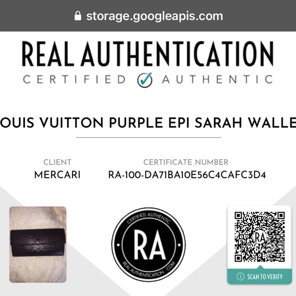 Louis Vuitton Purple Epi Sarah Wallet Vintage - Picture 13 of 13